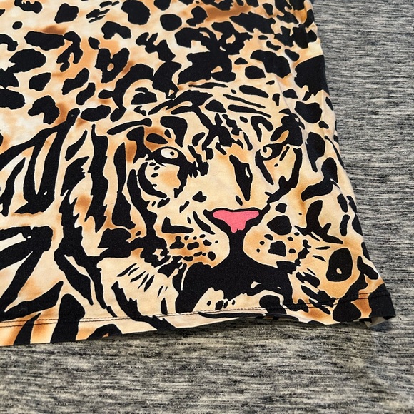 ASOS Cheetah Print Cropped T Shirt - Picture 2 of 6